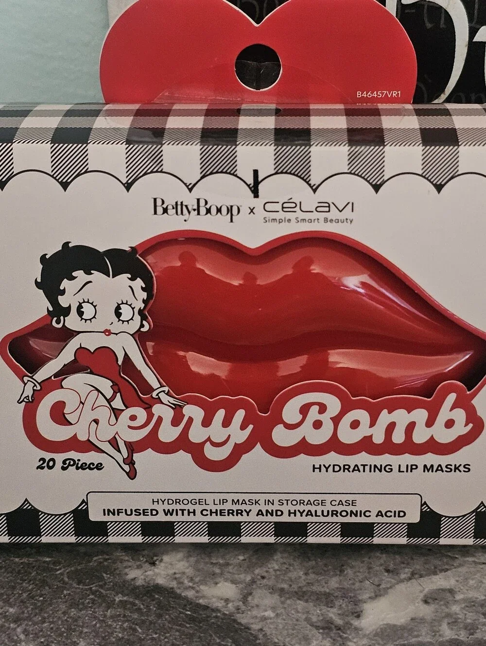 Betty Boop Red Hydrating Cherry Lip Mask